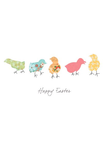 Easter Chicks Greeting Card