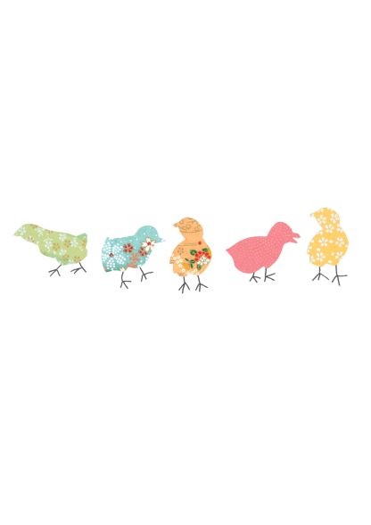 Chicks Blank Greeting Card