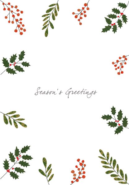 Christmas Foliage Greeting Card