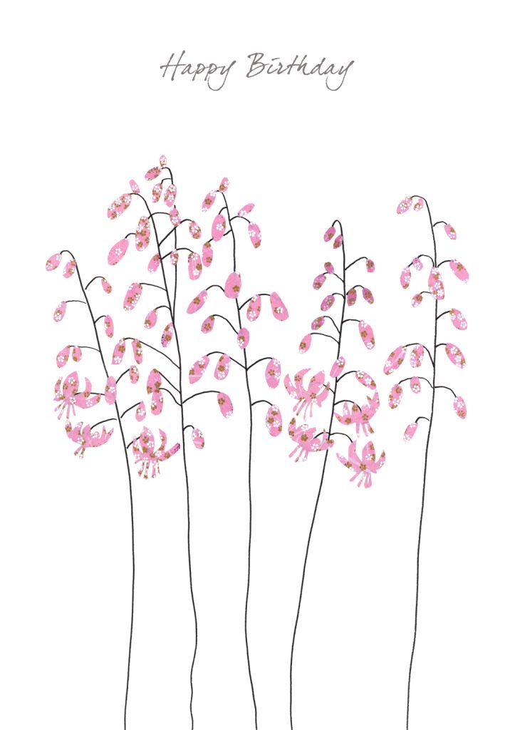 Lily Birthday Greeting Card - Holy Mackerel