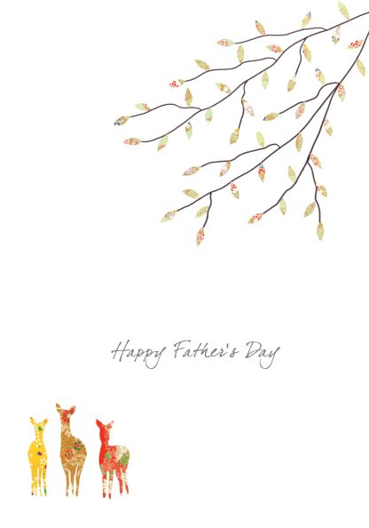 Father's Day Deer Greeting Card