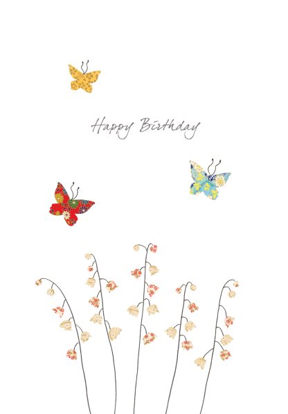 Lily of the Valley Birthday Card