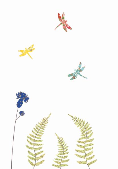 Dragonflies & Fern Greeting Card