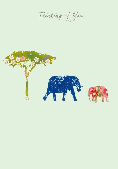 Elephant Thinking of You Greeting Card