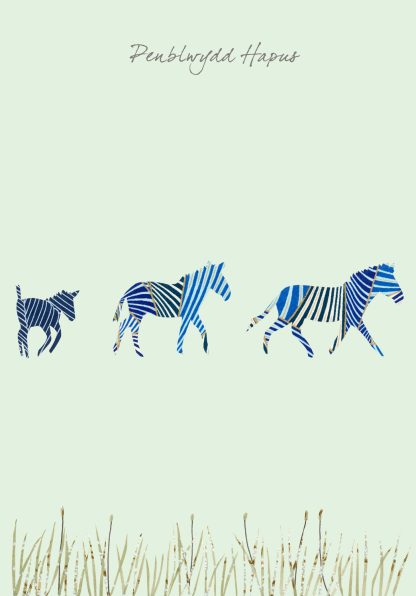 Zebras Penblwydd Hapus (Happy Birthday)