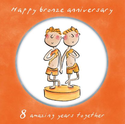 Same sex Bronze anniversary (male)