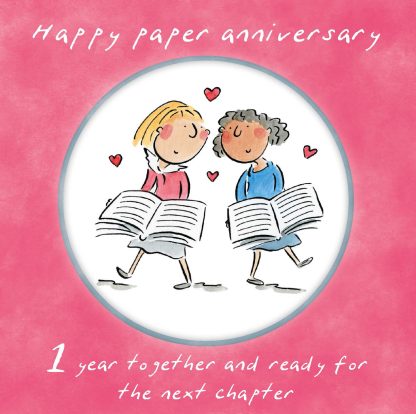 Same sex Paper anniversary (female)