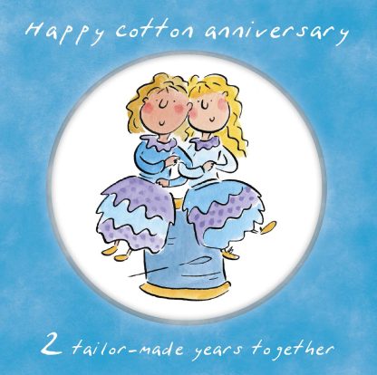 Same sex Cotton anniversary (female)