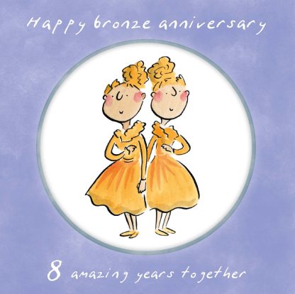 Same sex Bronze anniversary (female)