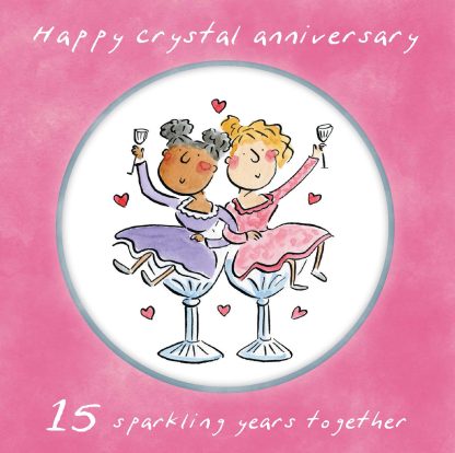 Same sex Crystal anniversary (female)