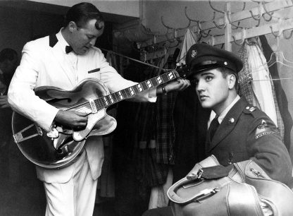 Elvis Presley and Bill Haley