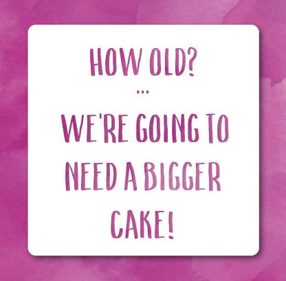 Bigger cake
