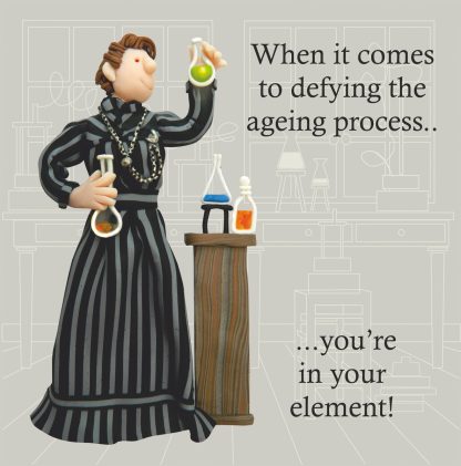 Marie Curie birthday card