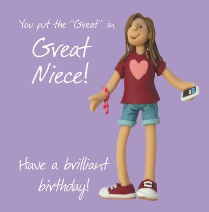 Great Niece birthday card