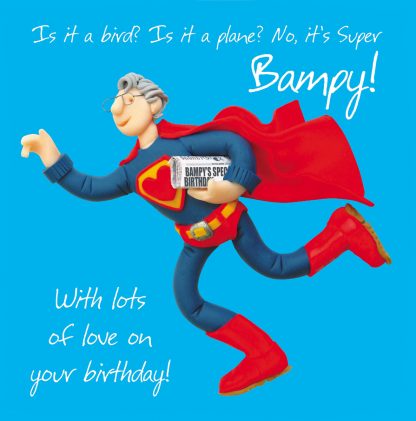 Super Bampy birthday card