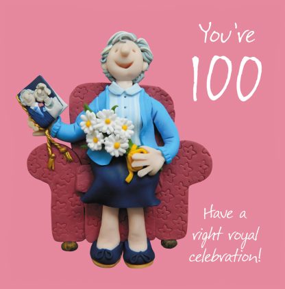 100th birthday card for her