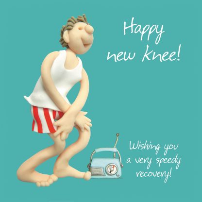 Female happy new hip card