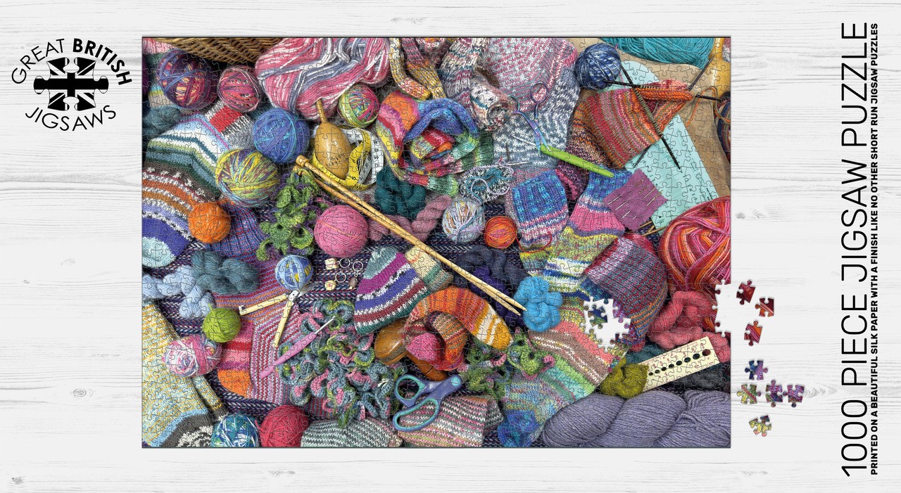 Knit & Purl 1000 piece jigsaw puzzle Knit & Purl 1000 piece jigsaw puzzle