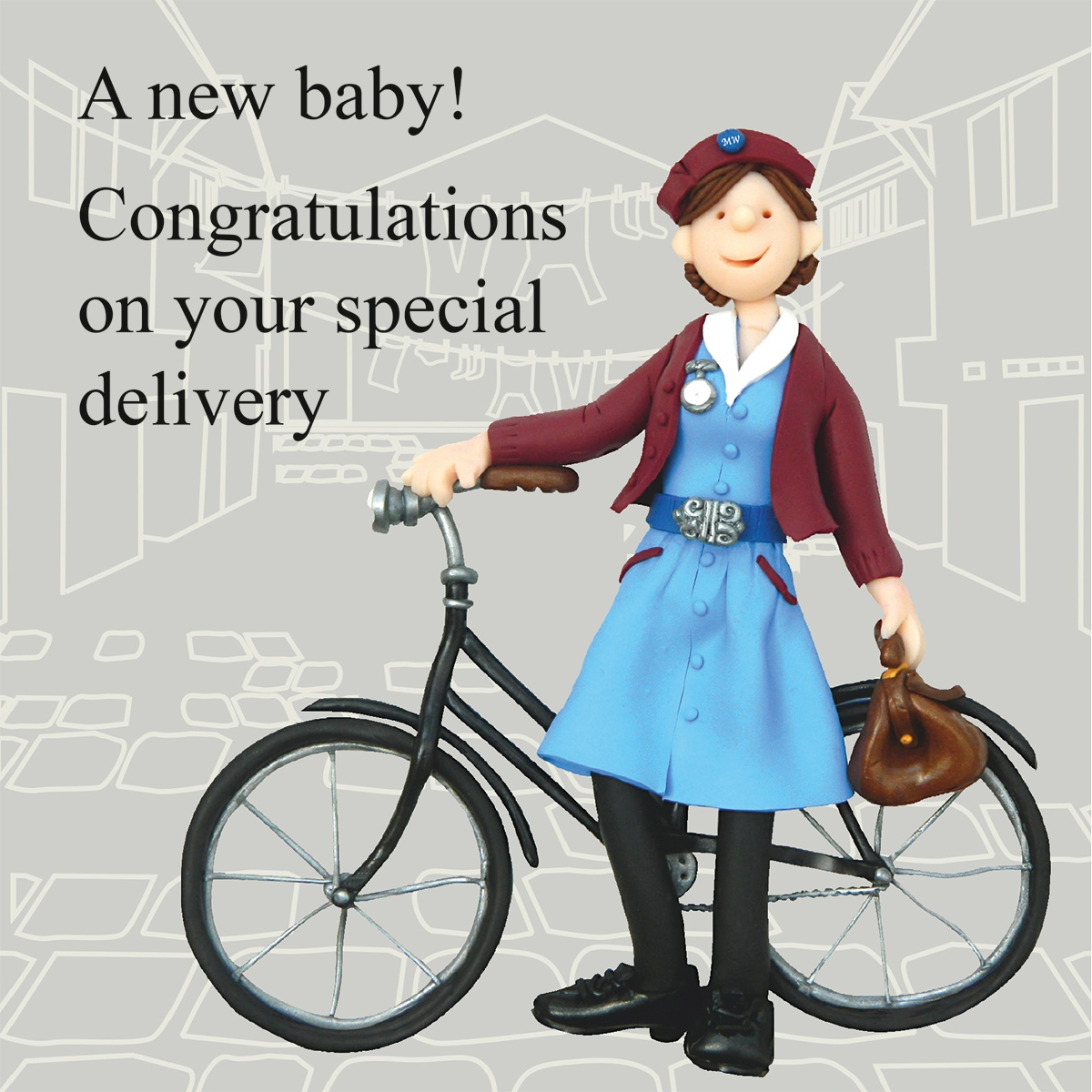 Midwife birthday card Midwife birthday card