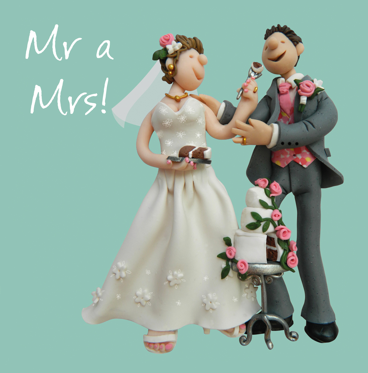 Mr a Mrs Welsh wedding card Mr a Mrs Welsh wedding card