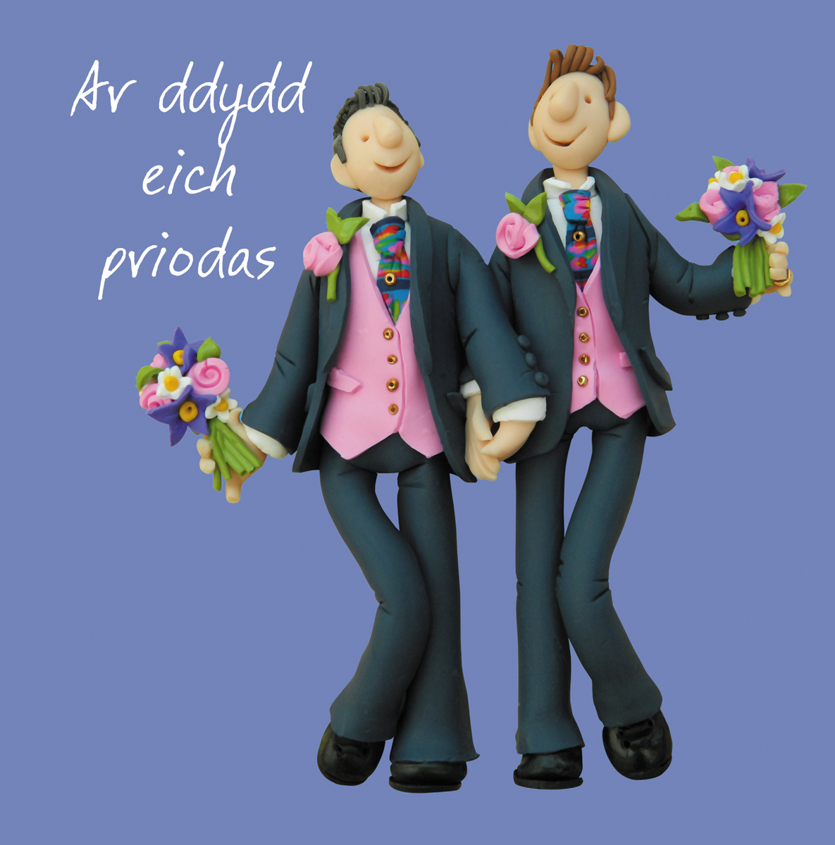 Same sex Welsh wedding card (male) Same sex Welsh wedding card (male)