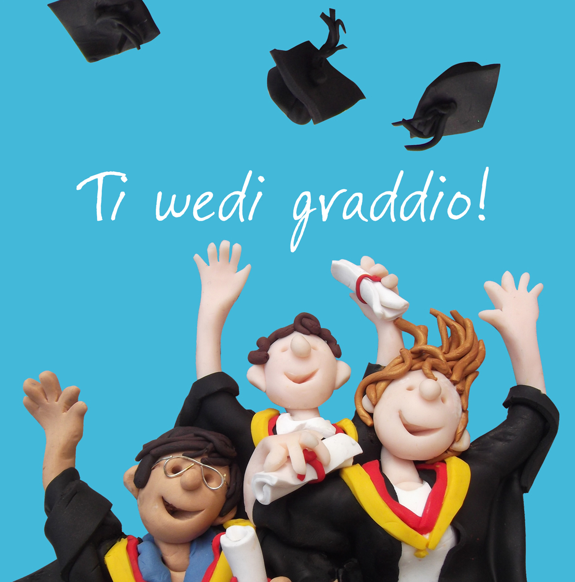 Welsh graduation card Welsh graduation card