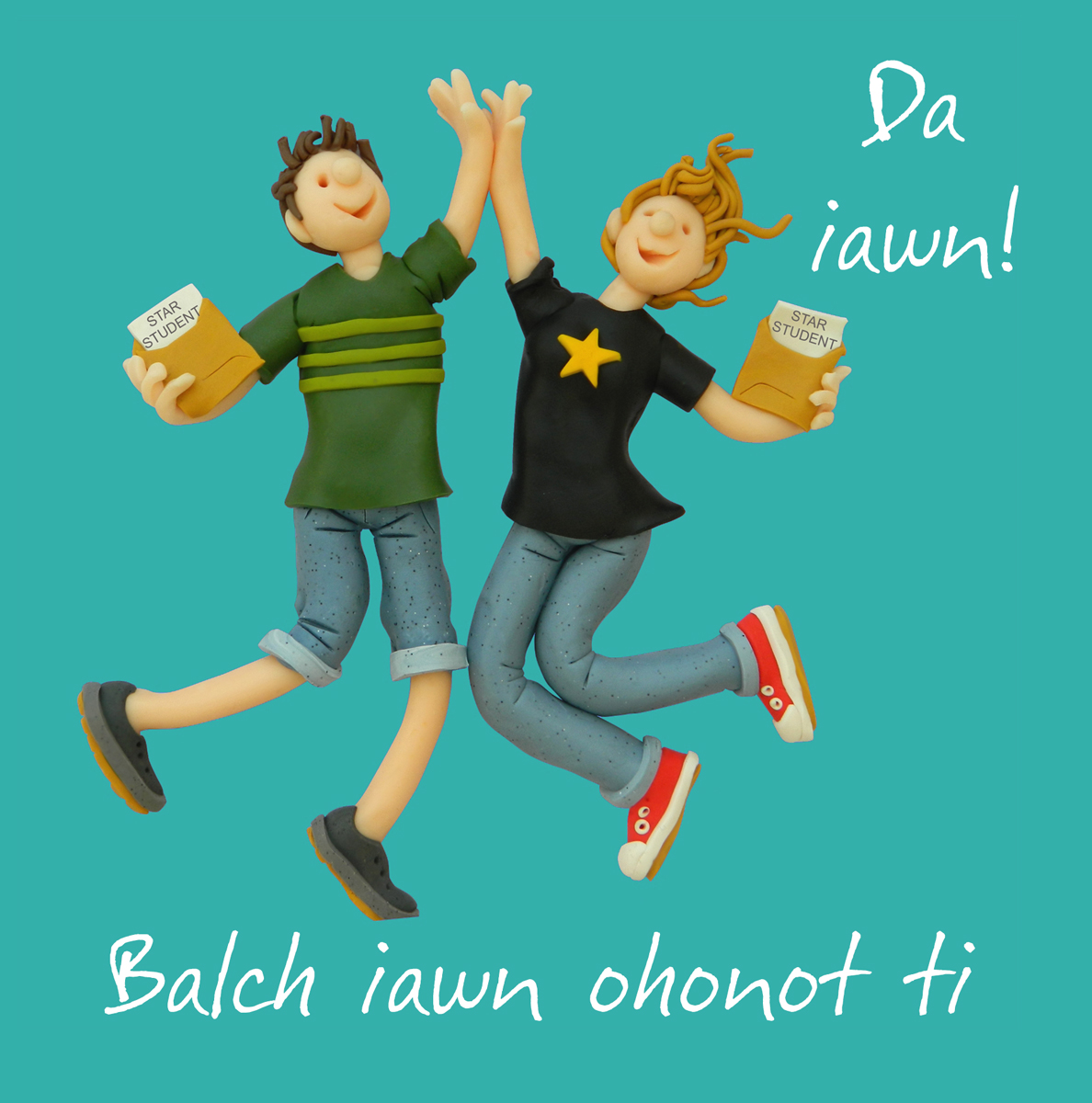 Welsh exam congrats card Welsh exam congrats card