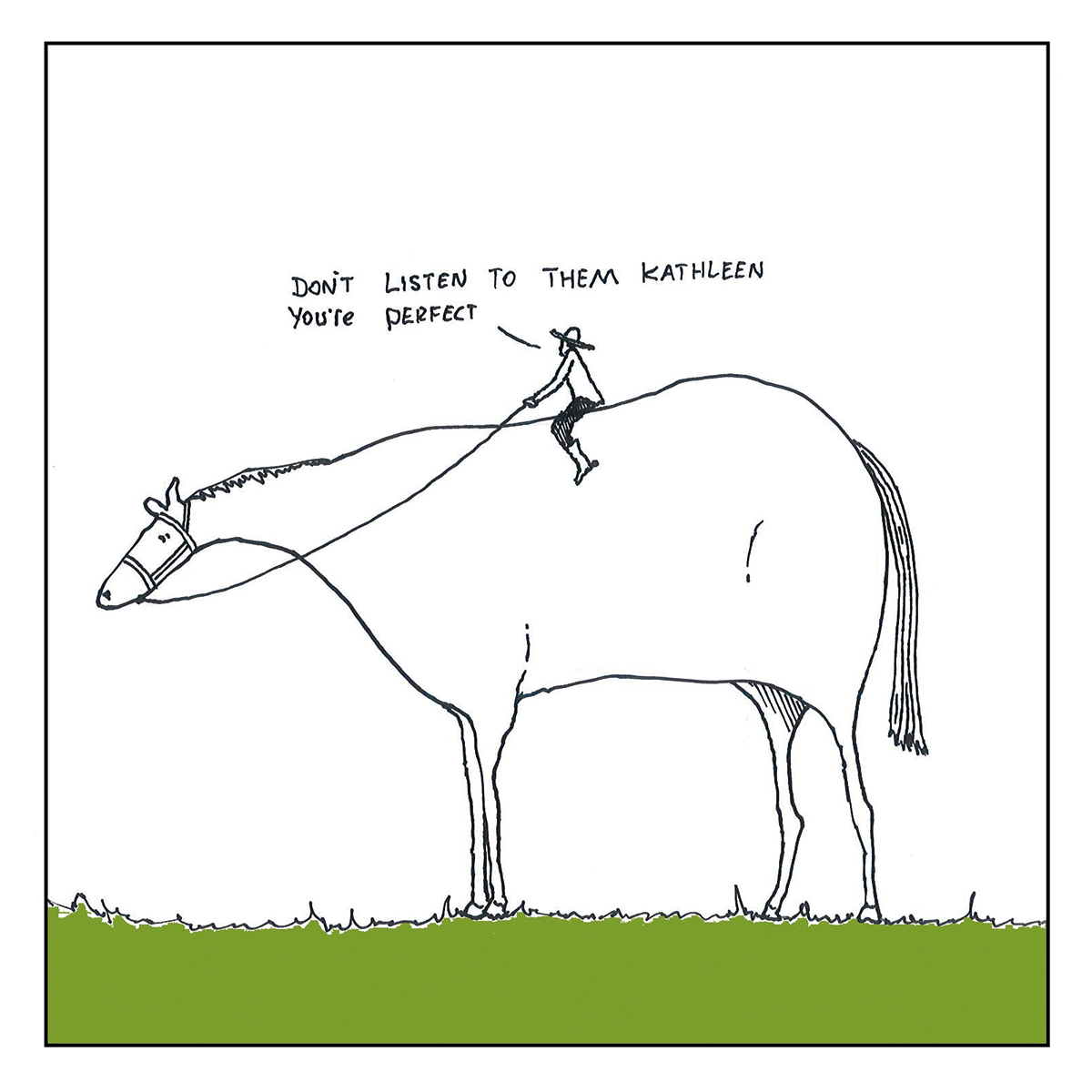 Perfect horse card Perfect horse card